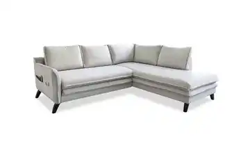 Miuform Ecksofa mit Schlaffunktion Charming Charlie rechts Beige