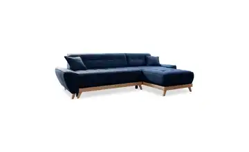 Miuform Ecksofa mit Schlaffunktion Dazzling Daisy Marineblau