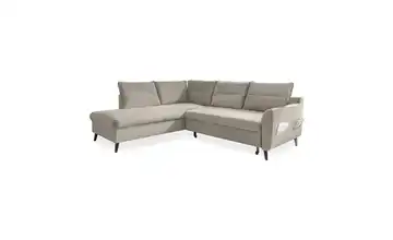 Miuform Ecksofa mit Schlaffunktion Beige links
