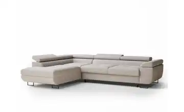 Ecksofa Concord Seidengrau rechts