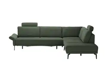 meinSofa Ecksofa Jenny Moosgrün Erweiterte Funktion rechts