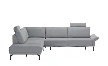 meinSofa Ecksofa Jenny Hellgrau Erweiterte Funktion links