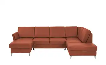 meinSofa Wohnlandschaft Veit Erweiterte Funktion Rot rechts