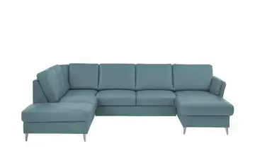 meinSofa Wohnlandschaft Veit Rauchblau ohne links
