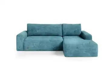 Ecksofa mit Schlaffunktion Sontii Türkis/Petrol