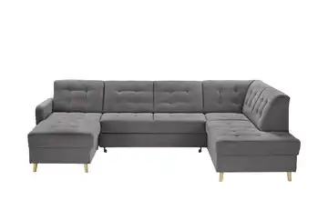 Wohnlandschaft Venus Anthrazit links