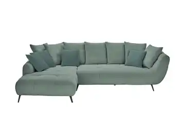 bobb Ecksofa Bellani III links Grün