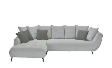 bobb Ecksofa Bellani III links Grau