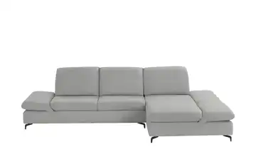 W.SCHILLIG Ecksofa Saraa Hellgrau rechts Grundfunktion