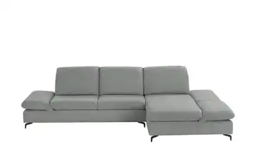W.SCHILLIG Ecksofa Saraa Grau rechts Grundfunktion