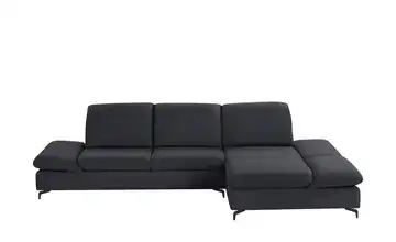 W.SCHILLIG Ecksofa Saraa Anthrazit rechts Grundfunktion