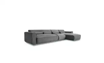 Miuform Ecksofa modular Flex Felix Dunkelgrau rechts