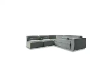 Miuform Wohnlandschaft modular Flex Felix Olivgrün links