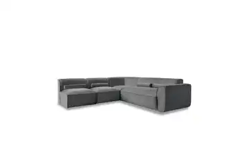 Miuform Wohnlandschaft modular Flex Felix Dunkelgrau links