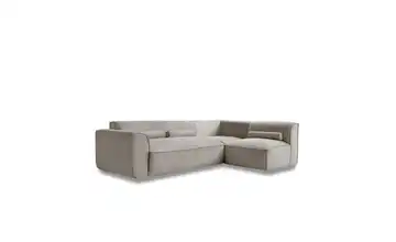 Miuform Ecksofa modular Flex Felix Dunkelbeige rechts