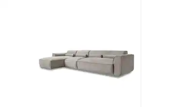 Miuform Ecksofa modular Flex Felix Dunkelbeige links