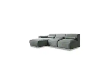 Miuform Ecksofa modular Flex Felix links Olivgrün