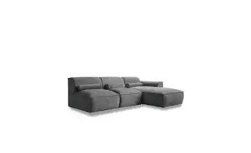 Miuform Ecksofa modular Flex Felix rechts Dunkelgrau