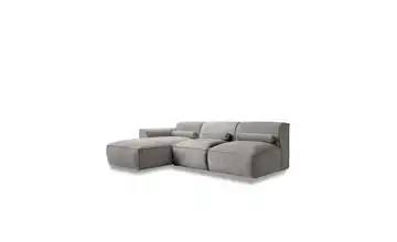 Miuform Ecksofa modular Flex Felix links Grau
