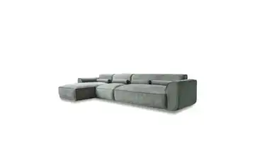 Miuform Ecksofa modular Flex Felix Olivgrün links