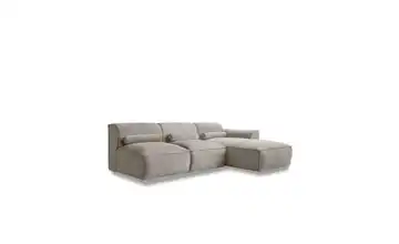 Miuform Ecksofa modular Flex Felix rechts Dunkelbeige