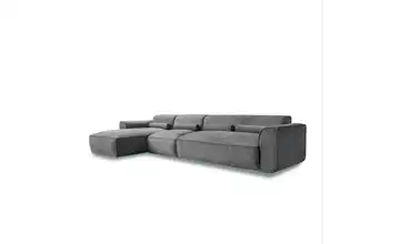 Miuform Ecksofa modular Flex Felix Dunkelgrau links