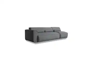 Miuform Einzelsofa modular Flex Felix links Dunkelgrau