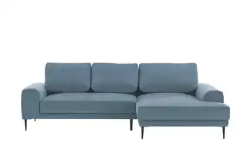 switch Ecksofa Capitol Grundfunktion links Blau Chenille