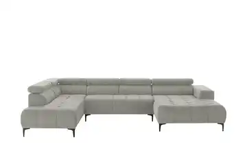 switch Wohnlandschaft Caro Grundfunktion links Chenille Greige