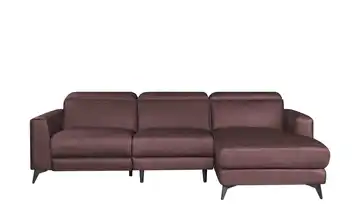 uno Ecksofa mit Relaxfunktion Taku Rot rechts