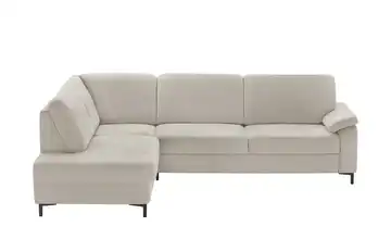 meinSofa Ecksofa Carmen ohne links Beige