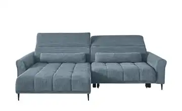 Ecksofa Logan links Blau