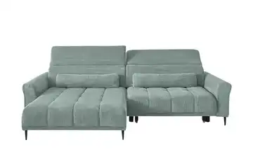 Ecksofa Logan links Pastellgrün