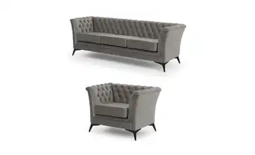 Chesterfield Polstergarnitur 3+1 Wilhelm