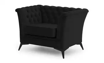 Chesterfield Sessel Wilhelm Schwarz Schwarz