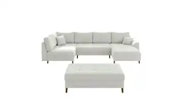 Wohnlandschaft mit Hocker Lars