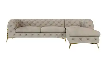 Chesterfield Ecksofa Natalie Creme rechts