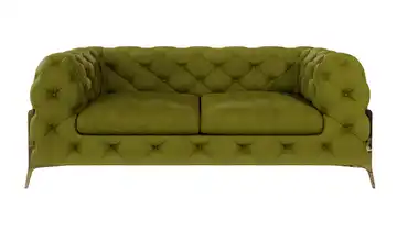 Chesterfield Einzelsofa Olivgrün