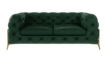 Chesterfield Einzelsofa Flaschengrün