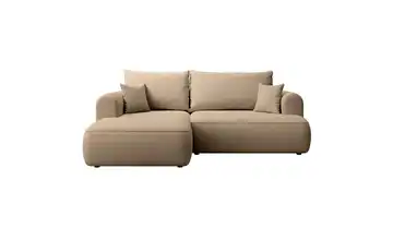 Selsey Ecksofa Ovo Mini links Beige Samt