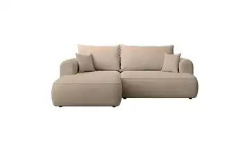 Selsey Ecksofa Ovo Mini links Beige Chenille