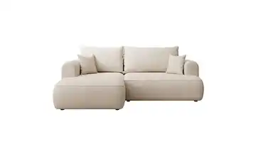 Selsey Ecksofa Ovo Mini links Creme Chenille