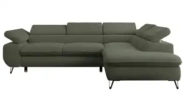Ecksofa Grün Ecksofa Grün Boucle rechts Grün