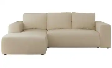 Ecksofa Beige Ecksofa Beige Boucle links Beige