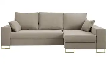 Ecksofa Beige Beige Ecksofa Beige Velvet