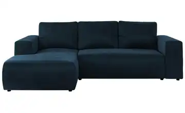 Ecksofa Dunkelblau Ecksofa Blau Velvet links Dunkelblau