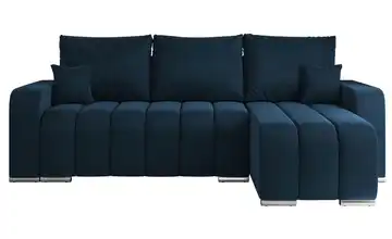Ecksofa Dunkelblau Ecksofa Blau Velvet Dunkelblau