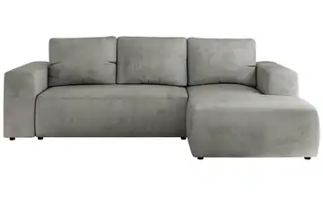 Ecksofa Hellgrau Ecksofa Grau Velvet rechts Hellgrau