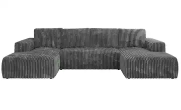  Wohnlandschaft Dunkelgrau  