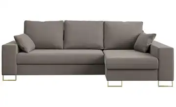 Ecksofa Hellbraun Braun Ecksofa Braun Velvet
